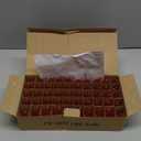 AJONIAM C9 Led Replacement Christmas Light Bulbs, 25-Pack C9 Shatterproof Led Bulbs with E17 Candelabra Base for Christmas String Lights, Waterproof & Dimmable Christmas Village Bulbs - Red