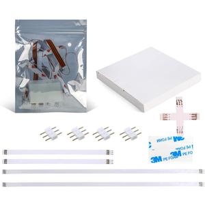 Accessories for WOBANE Cabinet Light Kit, 3 Pin Extention Connecter, 8mm FPCB Connecter