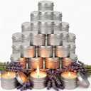 50 Pcs 2 Oz Mini Lavender Scented Soy Candle Set,Wedding Favors for Guests Bulk 50,The Quantity of Multiple Sets Meets Your Needs for Wedding and Party Gifts and Party Favors.