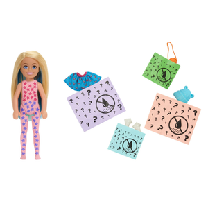 Barbie Color Reveal Sporty Series Chelsea Small Doll with  Surprises
