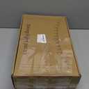 zoegi 4 Pack 10Ft String Light Poles,Light Poles for Outside Lights with Fork,Outdoor Brackets Hanging Lights,Metal Stand for Deck Patio,Backyard,Wedding,Deck,Party