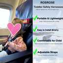 Child Airplane Safety Travel Harness, Airplane Travel Accessories for Kid Toddler, Child Aviation Flight Seat Device, Travel Restraint Harness Keep Child Safe,NOT FAA Certified,Don't Fit for Vehicles