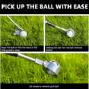 6Ft/9Ft Golf Ball Retriever for Water Telescopic, Ball Retriever Tool Golf Ball Grabber, Golf Accessories Gifts for Men Women
