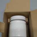 DOWAN Butter Crock, French Butter Dish for Spreadable Soft Butter, Ceramic Butter Keeper With Lid for Countertop, Butter Dish With Waterline, Housewarming Gift, Kitchen and Home Decor, Soft White