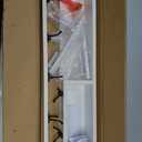Homode Coat Rack Wall Mount with Hooks and Mail Holder, Entryway Floating Shelf with Key Hooks, Hanging Coat Hanger for Entry, Bathroom, Hallway, Bedroom, White