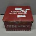 Icicle Christmas Lights Outdoor, 132ft 1280 LED Icicle Lights for Outside, Plug in Twinkle Lights Indoor with 8 Modes Timer Waterproof for House Holiday Decor Wedding Christmas Decorations, Warm White