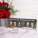 5 x Mini Chocolatey Christmas Characters, Individually Foil Wrapped Pieces, Stocking Stuffer Candy, 1.38 Ounces (EXP 04/27/26)