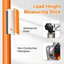 Height Stick for Trucks,15FT Load Height Measuring Stick,Fiberglass Truck Height Stick with Adjustable Pole,Height Stick for Trucks Height Measuring Stick,Car Haulers