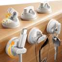 6-Pack Rotatable Cord Holder for Nightstand, LISEN 360°Rotating Magnetic Clips, No-Residue Adhesive Cable Management Clips Neatly for Nightstand, Desk, Home, Office, Car, Cubicle Accessories, White