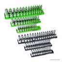 OEMTOOLS 22233 Tool Storage Organizer for SAE and Metric Socket, 6PC Socket Organizers for 1/4", 3/8", and 1/2" Drive Sockets, Optimize Toolbox Organization
