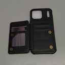 Vinich for iPhone 17 Pro Max Wallet Case with Card Holder, RFID Blocking Credit Slots Kickstand Shockproof Phone Cover Fit for iPhone 17 Pro Max 6.9" Black