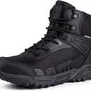 FREE SOLDIER Men's Waterproof Hiking Boots Lightweight Work Boots Military Tactical Boots Durable Combat Boots (8)