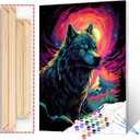 Skate Skating Sport Paint by Number Graffitic Men's Skateboarding Acrylic Paintwork Kit for Adults Beginner Extreme Game Art DIY Canvas Oil Paintings Arts Craft 16x20 Inch Home Decor Gift (DIY Frame)