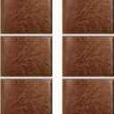 Sotiff 4 Pcs Leather Wallets Bulk for Men PU Trifold Blanks Wallet in Bulk for Laser Engraving Christmas Father Gift (Brown)