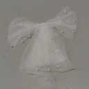 xo, Fetti Bachelorette Party Decorations Pearl White Hair Bow - Bride to Be | Bridal Shower Gift, Bridesmaid Favors