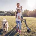 PPOGOO Non-Breakable Pooper Scooper for Dogs and Cats with Long Handle High Strength Material and Durable Spring for Easy Grass and Gravel Pick Up