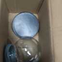 Clear DIY Empty Snow Globe kit Glass Water Globe Jar with Resin Base (65MM)