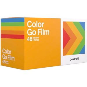 Polaroid Go Color Film - 48 Photos - 3 Double Packs Bulk Film (6212),white frame (4.96 x 3.97 x 1.45 inches)