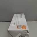 Foldable Stone Bath Mat, Quick Dry Stone Drying Mats for Bathroom, Super Absorbent Bath Mat, Non Slip, Large Diatomaceous Earth Dish Drying Mats for Kitchen Counter 23.5 x 15.4in, White