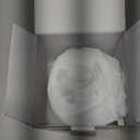 Ultrasonic Retainer Cleaner Machine, Ultrasonic Jewelry Cleaner, Denture Cleaner for Invisalign, Mouth Guards, Night Guards, Aligners, Toothbrush  Detachable Base & Lid, Digital Timer, White