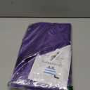 100 Purple Bags - 2 Mil 12"x15" Thick Glossy Retail & Shopping Bags For Small Business & Boutique