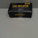 150 PSI Tire Inflator Portable Air Compressor, 12V DC Auto Shutoff Air Pump with Digital Pressure Gauge and Emergency LED Light for Car Tires, Bicycle & Balloons, White