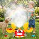 Water Sprinkler for Kids, Summer Outside Water Toys Attached to Garden Hose with 3 Spray Patterns & 4 Bean Bags for Toss Game, Kids Sprinklers for Yard Lawn Pool Games for Age 4-12 Yr Old Boys Girls