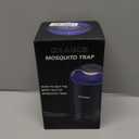 OXAQCE Fly Traps, Fruit Fly Trap Indoor, Gnat Traps, Bug Zapper Indoor, Mosquito Traps with 10 Sticky Glue Boards, Black