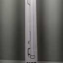 Reinforced 42" Tall x 75" Wide Retractable Baby Gate with Support Rods - Prevents Crawling Under Extra Tall Pet Gate Indoor Mesh Gate Outdoor Long Baby Gate Tall Dog Gates for Doorways, Black