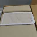 Comfortable Baby Bath Kneeler and Elbow Rest Pad Set  Thick Memory Foam Bath Kneeling Pad with Elbow Support  Baby Bathtub Cushion with Toy Organizer for Bathing Infant or Toddler - Beige