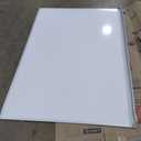 VIZ-PRO Magnetic Dry Erase White Board, 36 X 24 Inches, Black Aluminium Frame