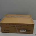 AMERZEST Christmas Garland Pre-lit 9 Ft with 50 Led Lights, Battery Operated Fireplace Stairs Mantle Door Indoor Outdoor, Decorated Pine Cone and Snow Style (Green White)