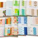 500 Sheets Vintage Scrapbook Paper Set Aesthetic Stationery Paper Supplies Decorative Paper for DIY Art Crafts Scrapbooking Journal Photo Album (1)