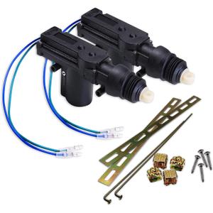 Zone Tech Car Universal High Power Door Lock Actuator - Premium Quality Heavy Duty Durable Automotive Locking Mechanism (2-Pack)