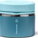ThermoFlask 12 oz Double Wall Insulated Food Jar, Ocean Mist