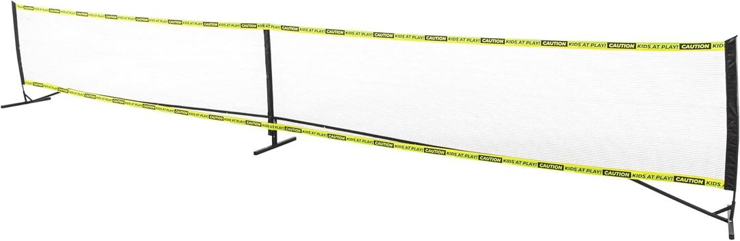 Franklin Sports Kids Driveway Barrier Net - Visual Safety Fence - Outdoor Guard Barrier for Street, Pool + More - Protects up to 20 Feet - Easy Assembly