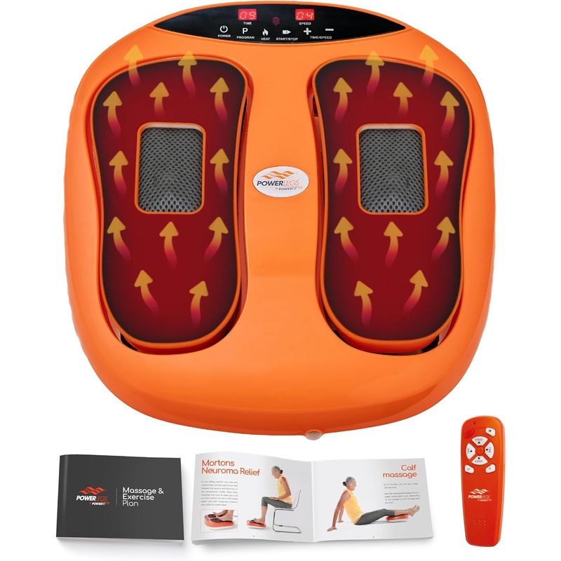 Pain Rleif Machine Powerfit Power Legs Electric Foot Massager Machine with Heat - Heated ...