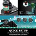 8 Pack 1541FC3000 Odor Neutralizer Technology Vacuum Replacement Cartridges Compatible with Shark AZ3000 AZ3002 IZ862H IZ562H HZ3000 HZ3002 ZD550 Vacuum Cleaner & Air Purifier (Teal, Original)