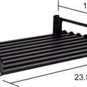 Microwave Oven Rack, 23.58x15.52 Shelf for Microwave Wall Mount, Wall-Mounted Electric Oven Holder Shelf Kitchen Wall Pot Pan Rack Weight Bearing 80 lbs for Electric Oven Microwave