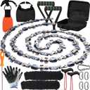 High Limb Rope Saws 55 inch Rope Saw for Tree Saw High Limb 72 Sharp Teeth on Both Sides, Pocket chainsaw with 11OZ Throw Weight, Tree Limb Cutter, Hand Saws for Tree Trimming
