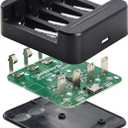 Rechargeable Lithium aa Batteries with Charger - Long Lasting 1.5v Rechargeable aa Batteries 3300mWh 8-Pack with 4 Bay Type C 2H Fast Charger