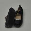 DADAWEN Girl's Strap School Uniform Dress Shoe Mary Jane Flat (Toddler/ Little Kid/ Big Kid) Black/ Patent US Size 1 M Little Kid