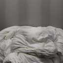 WhatsBedding Puffy Feather Comforter Queen Size, All Season Duvet Insert Feather Downfiber Filled, 100% Cotton Luxury Hotel Collection, 4 Corner Loops, Gold Piping (White Coffee Piping)
