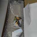 Wall Mounted Towel Rack for Bathroom - Bath Storage Holder Set Above Toilet, Rolled Towel Shelf Organizer, Wood Vertical Rack for Small Bathroom Decor, Black