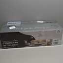 Ceiling Fans with Lights and Remote, 52 Inch Outdoor Ceiling Fan for Patios with Light 3 Downrods, 3 Blades Modern Ceiling Fan Noiseless Reversible DC Motor, Wood Fan for Farmhouse