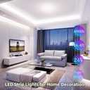 White Led Strip Lights for Bedroom Small Dimmable LED Lights Strip 16.4ft Super Bright Flexible LED Tape Lights Rope Light for for Room Home Decor Luces Leds for Living Room Kitchen Vanity Mirror