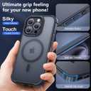 for iPhone 16 Pro Max Case [Compatible with MagSafe] [2X Screen Protectors] [Military Grade Drop Tested] Heavy Duty Magnetic Phone Case for iPhone 16 Pro Max 6.9",Black