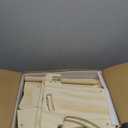 COSYLAND Height Adjustable Toddler Standing Tower(NO Wide Back Panel) - Super Stable Kids Kitchen Stool Helper with 4 Support Blocks - 3 Levels Adjustable Wooden Kitchen Stool (All Natural)