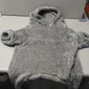 Fuzzy Dog Hoodie Dog Sweater Dog Clothes Warm Soft Cozy Dog Coats Hooded Sweatshirt Fleece XXLarge Dog Sweater Dog Hoodies for XXLarge Dogs, Gray