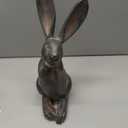 DiliComing Bunny Decor Resin Animals Statue - Garden Decorations Garden Decor for Outside Cute Cheeky Bunny Figurine Statues for Home Decor Outdoor Decor for Porch 5 4 11 Inch